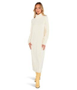 �E�~�[���A���[�� ���f�B�[�X �g�b�v�X �����s�[�X �~�f�B Show Me Your Mumu Montreal Midi Dress Cream Cable Knit �N���[��