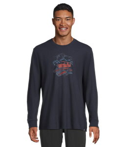 �X�}�[�g�E�[�� �����Y �g�b�v�X �V���c �O���t�B�b�N Smartwool Snowcat Graphic Long Sleeve Graphic Tee Deep Navy �l�C�r�[