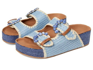 �P�l�X�R�[�� ���f�B�[�X �V���[�Y �u�[�c�E���C���u�[�c Gentle Souls by Kenneth Cole Kendallight Blue Raffia �u���[