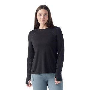�X�}�[�g�E�[�� ���f�B�[�X �g�b�v�X �V���c Smartwool Active Long Sleeve Black �u���b�N