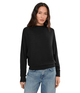 ���C�h�E�F�� ���f�B�[�X �A�E�^�[ �j�b�g�E�Z�[�^�[ Madewell Aurora Cozy Rib Sweater Jet Black �u���b�N