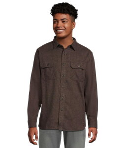 �y���h���g�� �����Y �g�b�v�X �V���c Pendleton Burnside Flannel Shirt Brown Heather �w�U�[