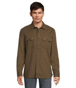 �y���h���g�� �����Y �g�b�v�X �V���c Pendleton Burnside Flannel Shirt Forest Green Heather �w�U�[