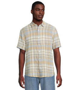 �y���h���g�� �����Y �g�b�v�X �V���c ���l�� Pendleton Dawson Linen Shirt Short Sleeve Grey Multi Plaid �O���[