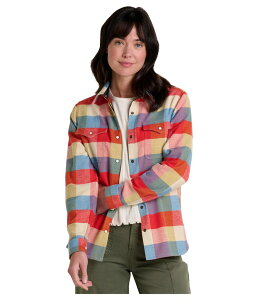 �h�[�h �A���h�R�[ ���f�B�[�X �g�b�v�X �V���c �W���P�b�g Toad&Co Folk Yeah Shirt Jacket Salamander