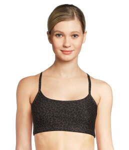 �r�����h���K ���f�B�[�X �A���_�[�E�F�A �u���W���[ Beyond Yoga Softmark Slim Racerback Bra Espresso Leopard �A�j�}��