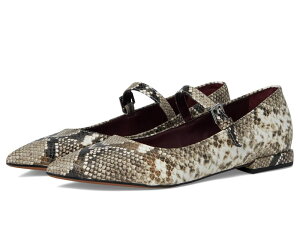 �t�����R�T���g ���f�B�[�X �V���[�Y �T���_�� Franco Sarto Nalin Grey Snake Print Faux Leather �O���[
