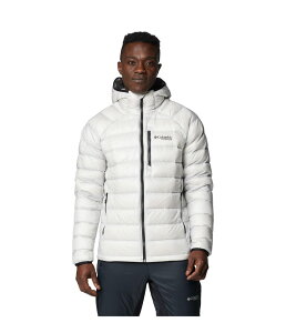 �R�����r�A �����Y �A�E�^�[ �R�[�g �t�[�f�b�h�W���P�b�g �_�E�� �W���P�b�g Columbiarcticrest Down Hooded Jacket Nimbus Grey �O���[