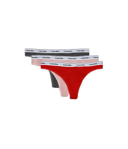 �J���o�� �N���C�� �A���_�[�E�F�A ���f�B�[�X �p���c ���S Calvin Klein Underwear Modern Logo Thong 3-Pack Charcoal Grey/Adreniline Rush/Subdued �`���R�[��