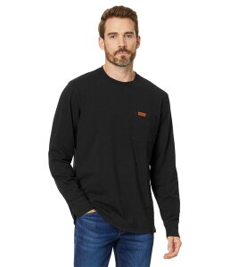 �y���h���g�� �����Y �g�b�v�X �V���c Pendleton Deschutes Tee Long Sleeve Black �u���b�N