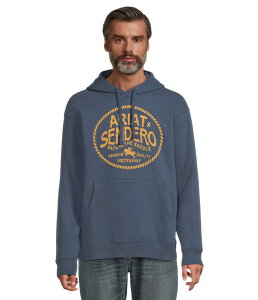 �A���A�g �����Y �A�E�^�[ �j�b�g�E�Z�[�^�[ �p�[�J�[ Ariat Sendero Back In The Saddle Hoodie Dark Denim �f�j��
