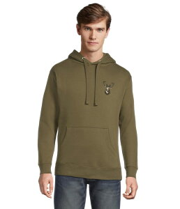 �y���h���g�� �����Y �A�E�^�[ �p�[�J�[�E�X�E�F�b�g �O���t�B�b�N Pendleton Stagraphic Hoody Military Green/Black �u���b�N