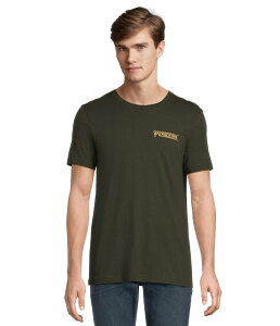 �y���h���g�� �����Y �g�b�v�X �V���c �O���t�B�b�N Pendleton Billboard Graphic Tee Dark Olive/Gold �I���[�u