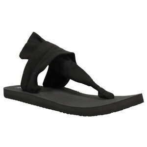 �T�k�[�N ���f�B�[�X �V���[�Y �T���_�� Sanuk Sling Softop Black �u���b�N
