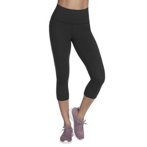 �X�P�b�`���[�Y ���f�B�[�X �{�g���X �J�W���A���p���c ���M���X SKECHERS GO WALK High Waisted Midcalf Leggings Black �u���b�N