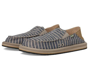 �T�k�[�N �����Y �V���[�Y �X�j�[�J�[ ���l�� Sanuk Donny Linenavy Stripe �l�C�r�[