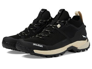 �T���� ���f�B�[�X �V���[�Y �u�[�c�E���C���u�[�c �j�b�g SALEWA Puez Knit PTX Black/Black �u���b�N