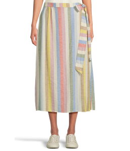 �y���h���g�� ���f�B�[�X �{�g���X�J�[�g Pendleton Striped Wrap Skirt Multi Stripe �}���`�J���[