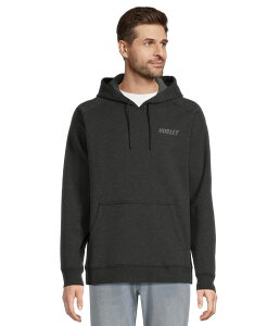 �n�[���[ �����Y �A�E�^�[ �p�[�J�[�E�X�E�F�b�g �V���c Hurley Acadia Heat 2.0 Pullover Hoodie Sweatshirt Black �u���b�N