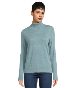 �y���h���g�� ���f�B�[�X �A�E�^�[ �j�b�g�E�Z�[�^�[�g���l�b�N Pendleton Merino Turtleneck Sea Blue �u���[