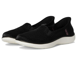 �X�P�b�`���[�Y ���f�B�[�X �V���[�Y �X���b�|���E���[�t�@�[ SKECHERS On-the-go Flex Radiant Hands Free Slip-ins - Ssiren Black/Rose Gold �u���b�N
