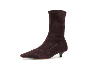 ���C�h�E�F�� ���f�B�[�X �V���[�Y �u�[�c�E���C���u�[�c �X�G�[�h �q�[�� Madewell Ciel Kitten Heel Glove Bootie - Suede Chocolate Raisin �`���R���[�g