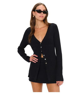 �E�~�[���A���[�� ���f�B�[�X �g�b�v�X �V���c Show Me Your Mumu Josie Top Black Rib Knit �u���b�N
