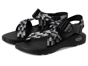 �`���R ���f�B�[�X �V���[�Y �T���_�� Chaco Mega Z Classic Pixel Black/White �z���C�g