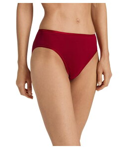 �n���� ���f�B�[�X �A���_�[�E�F�A �p���c �R�b�g�� Hanro Cotton Seamless Hi-Cut Full Brief 1626 Redahlia ���b�h