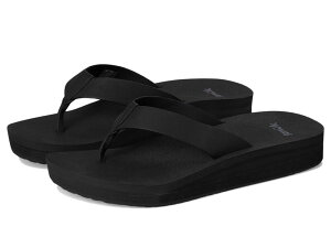 �T�k�[�N ���f�B�[�X �V���[�Y �T���_�� Sanuk Highland ST Black �u���b�N