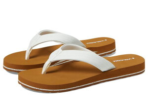 �{���R�� ���f�B�[�X �V���[�Y �T���_�� Volcom Boyfriends Thong White �z���C�g