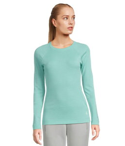�X�}�[�g�E�[�� ���f�B�[�X �g�b�v�X �V���c Smartwool Merino 250 Base Layer Crew Pacific Blue �u���[