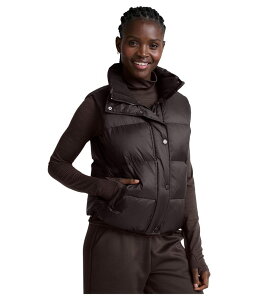 �r�����h���K ���f�B�[�X �A�E�^�[ �R�[�g �x�X�g Beyond Yoga Big Cozy Puffer Vest Dark Chocolate �`���R���[�g