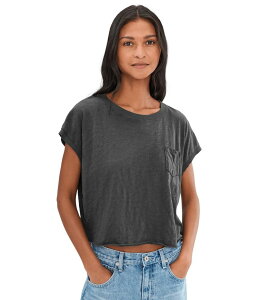 ���b�h�h�b�N ���f�B�[�X �g�b�v�X �V���c Mod-o-doc Short Dolman Sleeve Step Hem Tee Washed Ebony