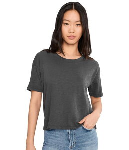 ���b�h�h�b�N ���f�B�[�X �g�b�v�X �V���c �N���[�l�b�N Mod-o-doc Shrunken Boxy Crew Neck Short Sleeve Tee Washed Ebony