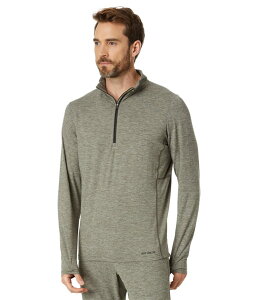 �z�b�g�`���[�Y �����Y �g�b�v�X �V���c Hot Chillys Clima-Trek Zip-Tee Od Heather �w�U�[