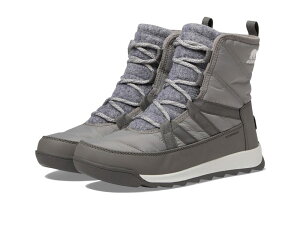 �\���� ���f�B�[�X �V���[�Y �u�[�c�E���C���u�[�c �v���X�T�C�Y ���[�X SOREL Whitney II Plus Lace Waterproof Chrome Grey/Quarry �O���[