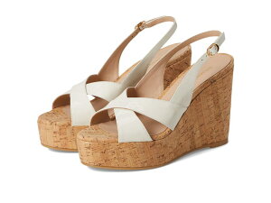�X�`���A�[�g ���C�c�}�� ���f�B�[�X �V���[�Y �q�[�� Stuart Weitzman Dayna Slingback Wedge Cream �N���[��