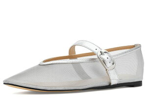 �}�[�N�E�t�B�b�V���[ ���f�B�[�X �V���[�Y �T���_�� Marc Fisher LTD Godina Silver Mesh/Leather �V���o�[