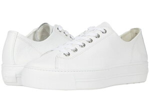 �|�[���E�O���[�� ���f�B�[�X �V���[�Y �X�j�[�J�[ Paul Green Bixby Sneakers White Leather �z���C�g