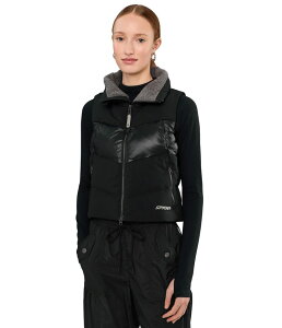 �X�p�C�_�[ ���f�B�[�X �A�E�^�[ �R�[�g �x�X�g �_�E�� Spyder Eastwoodown Vest Black1