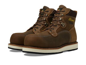 �\���O�b�h �����Y �V���[�Y �u�[�c�E���C���u�[�c Thorogood Iron River 6 Waterproof Moc Toe Wedge Safety Crazy Horse