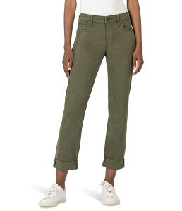 �J�b�g�t�����U�N���X ���f�B�[�X �{�g���X �f�j���p���c KUT from the Kloth Catherine Boyfriend In Olive �I���[�u