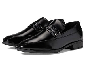 �X�e�C�V�[�A�_���X �����Y �V���[�Y �X���b�|���E���[�t�@�[ Stacy Adams Aberdeen Slip-On Loafer Black �u���b�N