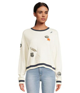 �y���h���g�� ���f�B�[�X �A�E�^�[ �j�b�g�E�Z�[�^�[ �p�C�� �O���t�B�b�N Pendleton Graphic French Terry Pullover Antique White �z���C�g
