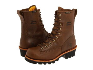 �`�y�� �����Y �V���[�Y �u�[�c�E���C���u�[�c ���[�X Chippewa 8 Bay Apache Waterproof Lace-to-Toe Logger Brown �u���E��
