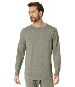 �z�b�g�`���[�Y �����Y �g�b�v�X �V���c �N���[�l�b�N Hot Chillys Clima-Trek Crew Neck Od Heather �w�U�[
