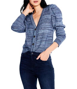 �j�b�N�v���X�]�[�C ���f�B�[�X �A�E�^�[ �j�b�g�E�Z�[�^�[ �x�X�g �J�[�f�B�K�� NIC+ZOE Harvest Cardigan Blue Multi �u���[