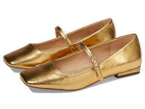 �t�����R�T���g ���f�B�[�X �V���[�Y �T���_�� Franco Sarto Tinsley Mary Jane Flats Gold Metallic �S�[���h
