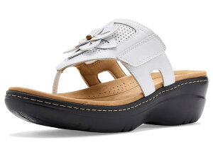 �N���[�N�X ���f�B�[�X �V���[�Y �q�[�� Clarks Merliah 2 Kyla White Combi Coated Leather �z���C�g